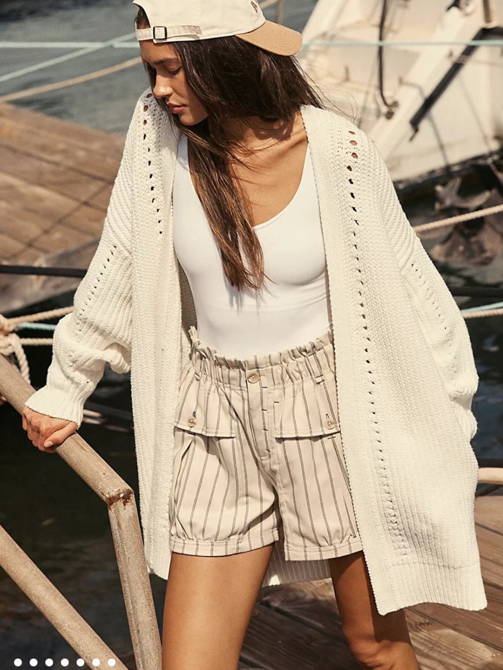 Free People nightingale cardi Sweater - cream